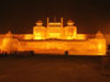 Old Delhi Red Fort At Night
